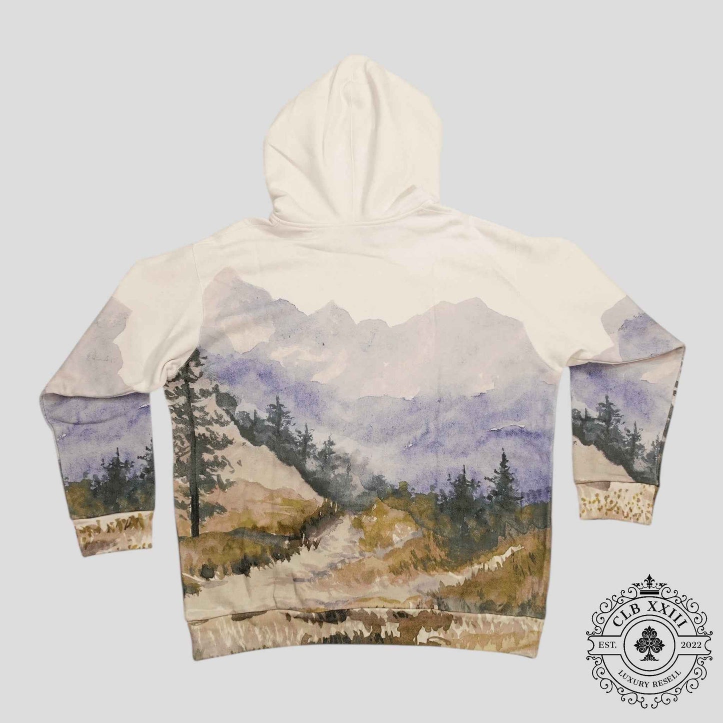 Gucci X The North Face Trail Print Hoodie in Multicolor