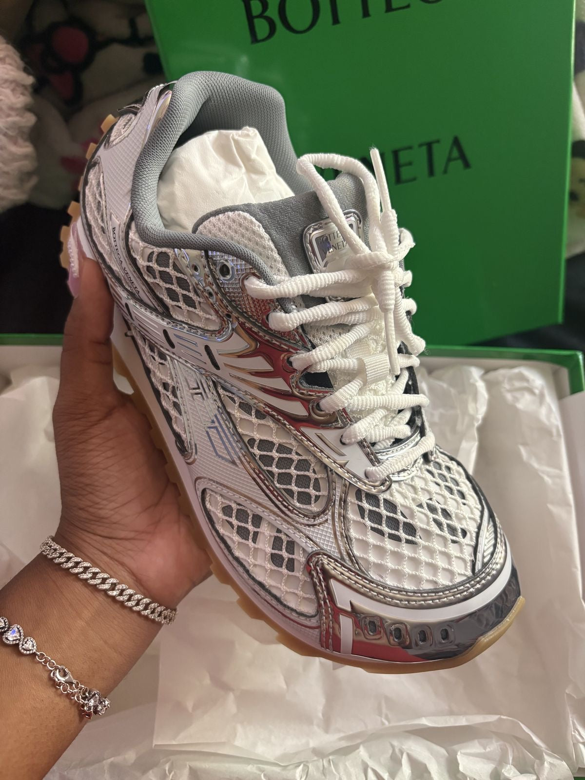 Bottega Veneta Orbit Metallic