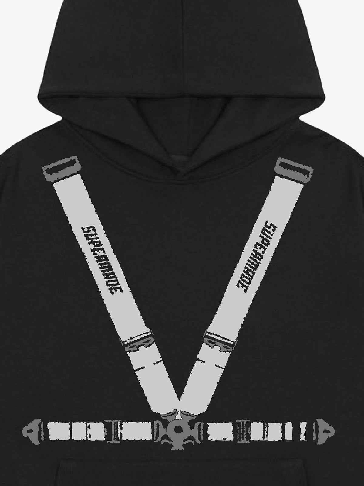 Racing Seat Belt Design Hoodie