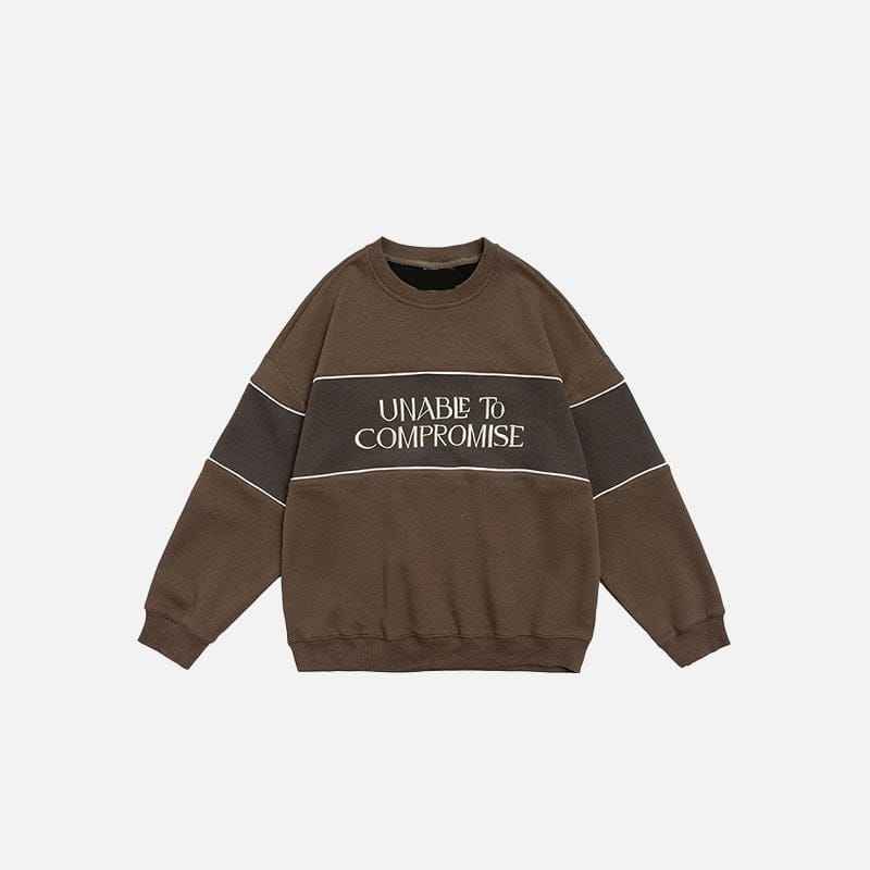 Sweat Loose Embroidered