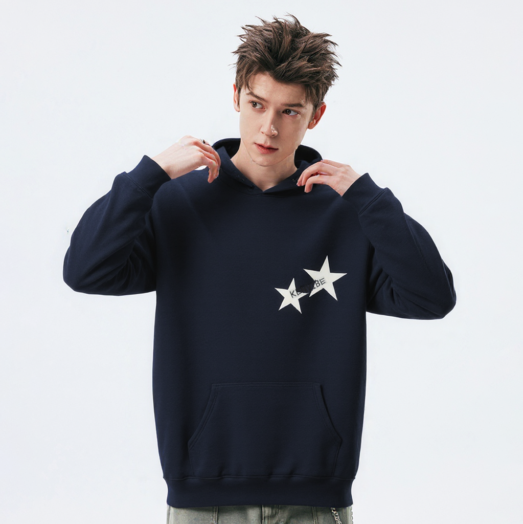 Twinkle Threads | Star Embellished Hoodie - Luxuryurbanwear