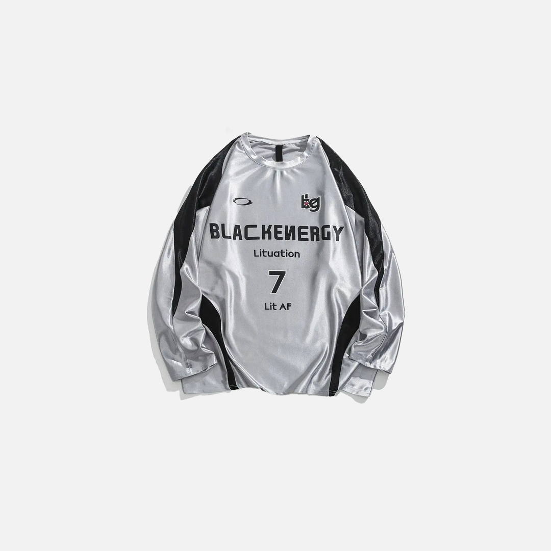 American Retro Contrast Letter Printed T-Shirt - Luxuryurbanwear