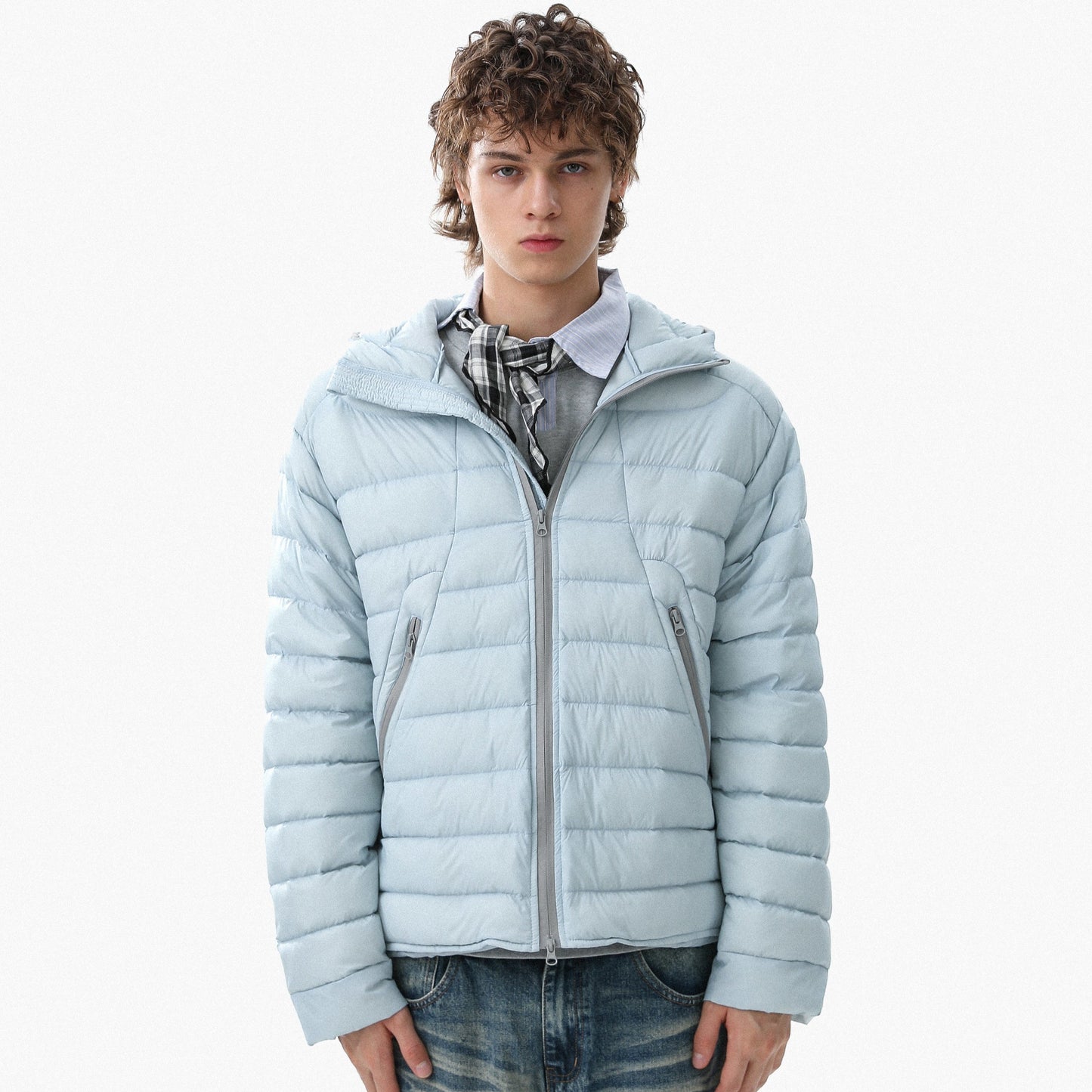 Minimal Panel-Lined | Hooded Puffer Jacket - Luxuryurbanwear