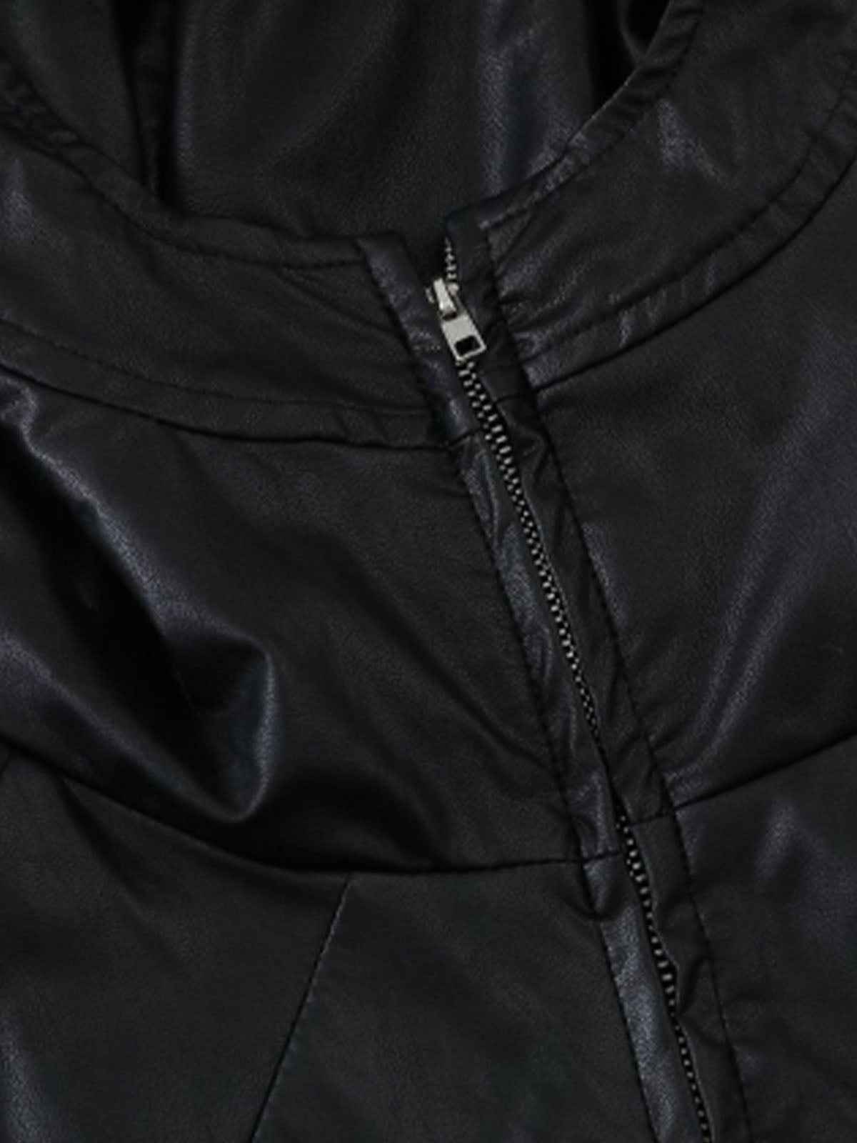 Street Wasteland Washed Cross Print Zip Up Hoodie - 2561