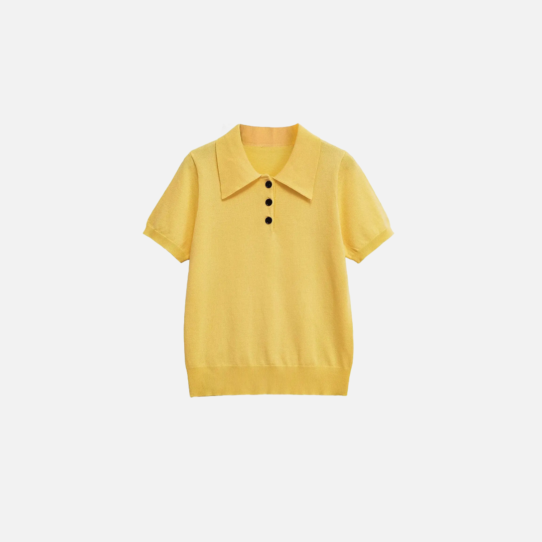 Stylish Yellow Knitted Jumper Sweater - Luxuryurbanwear