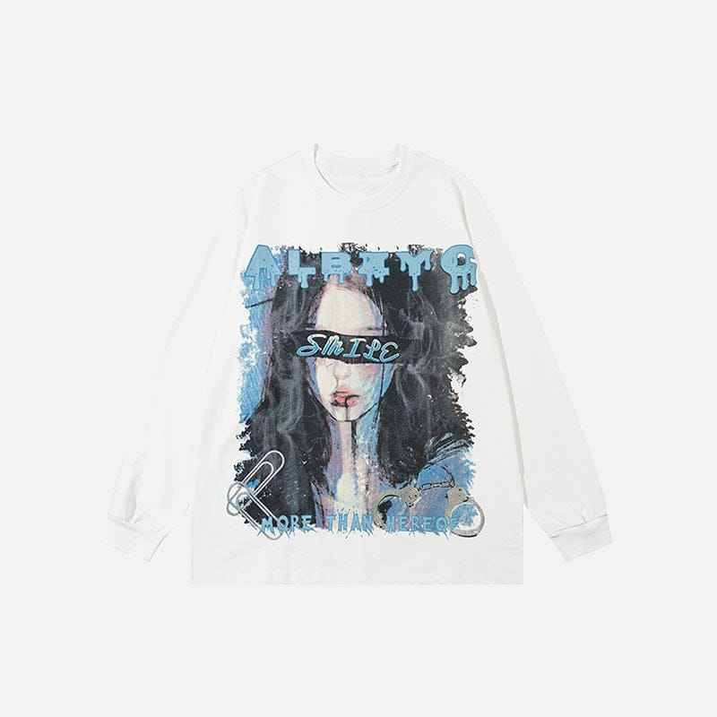 Sweat Cartoon Blindfolded