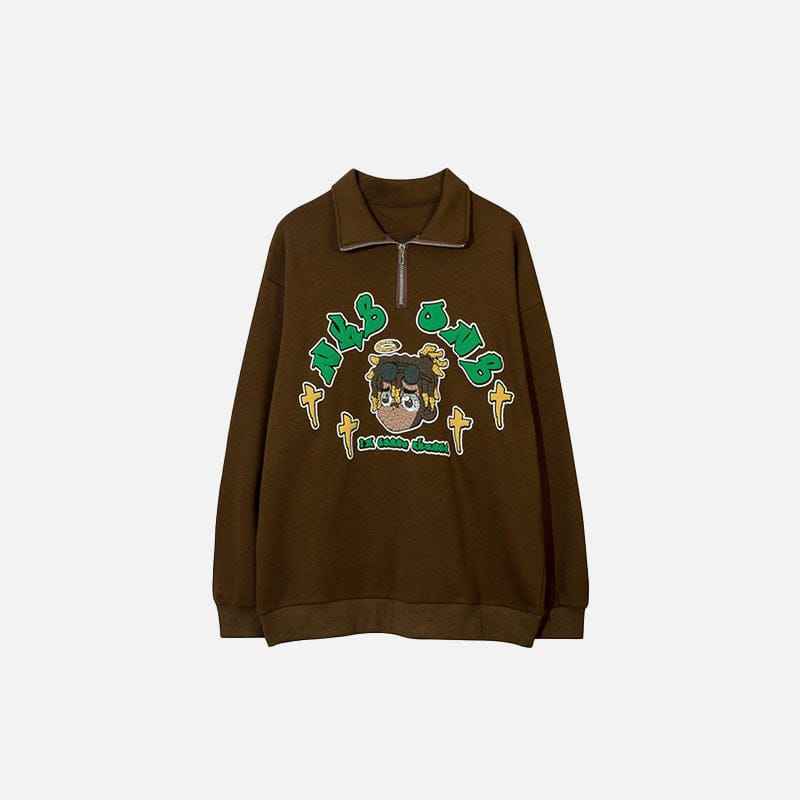 Sweat Polo Shirt Cartoon