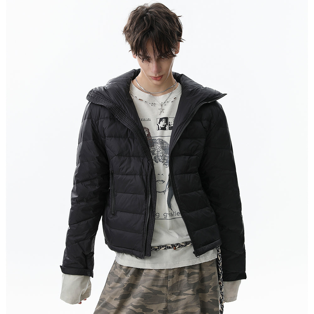 Clean Padded | Hooded Puffer Jacket - Luxuryurbanwear