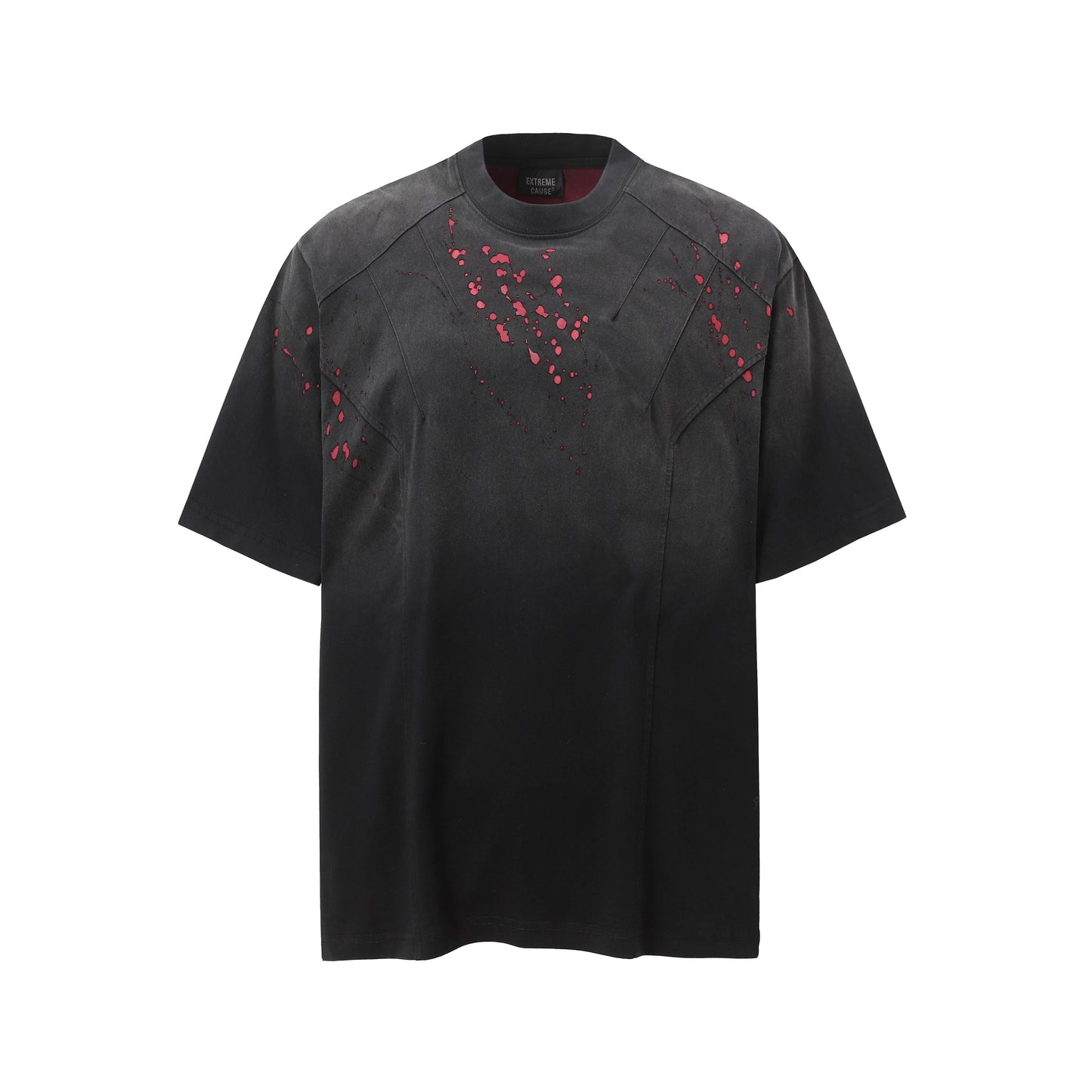 Splatter Graphic | Black T-Shirt - Luxuryurbanwear