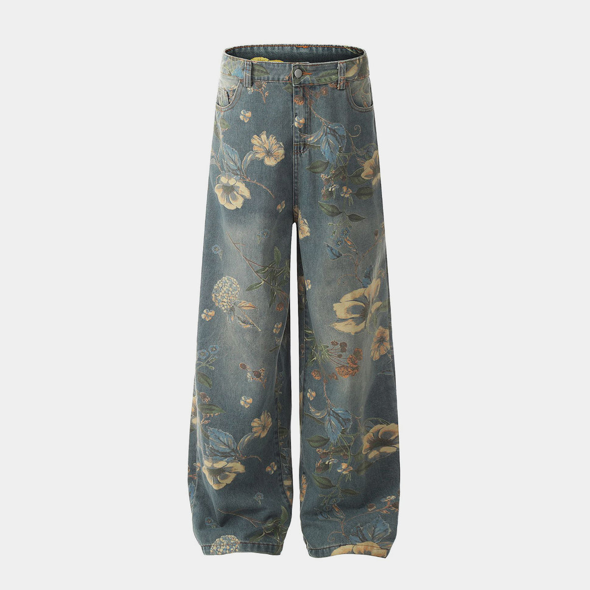 Floral Vintage Print | Carpenter Jeans - Luxuryurbanwear