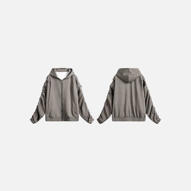 Zip Up Hoodie Edgy Urban