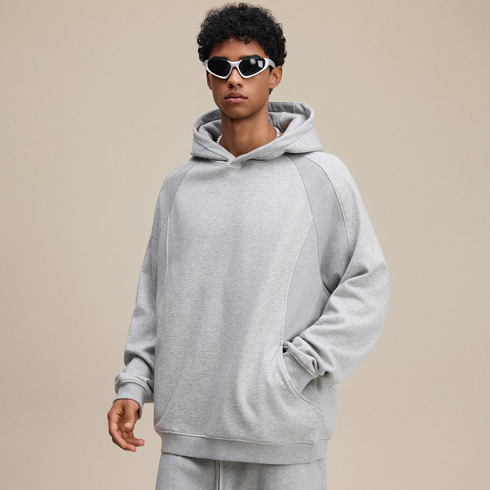 Colorblock Panel Design | Oversized Hoodie - Luxuryurbanwear