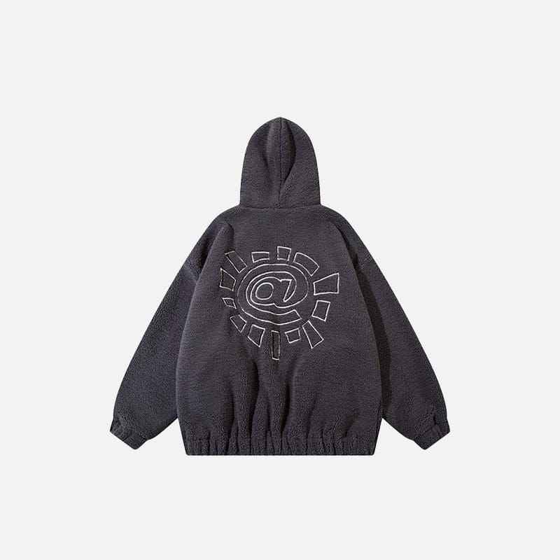 Zip Up Hoodie Winter Fleece