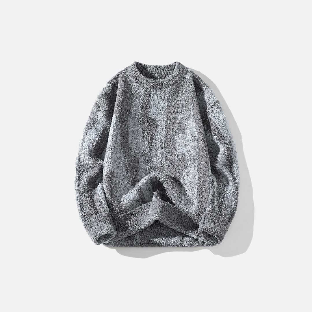 Streetwear Cozy Knitted Tie-Dyed Sweater - Luxuryurbanwear