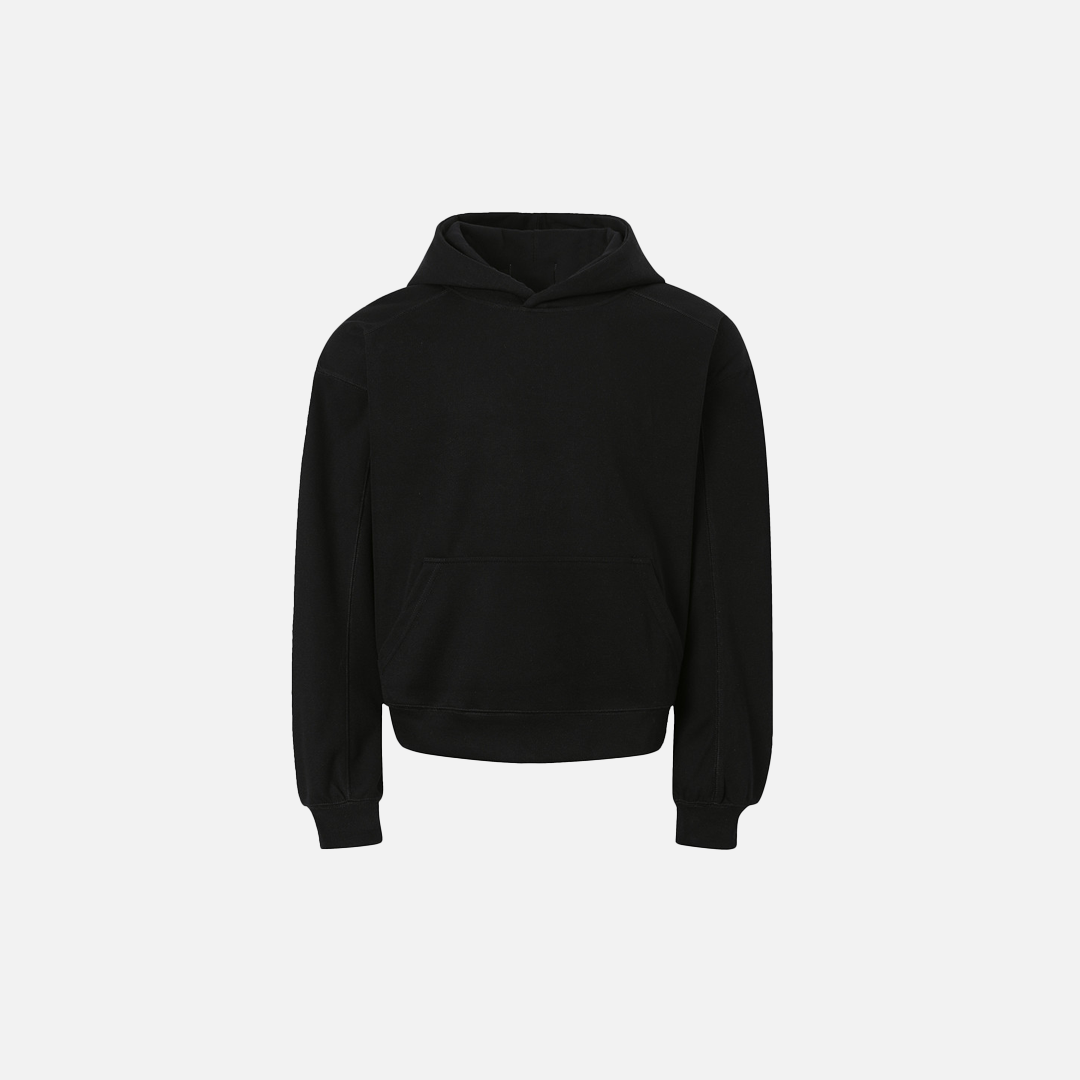 Y2K Cozy Minimalist Solid Oversized Hoodie - Luxuryurbanwear