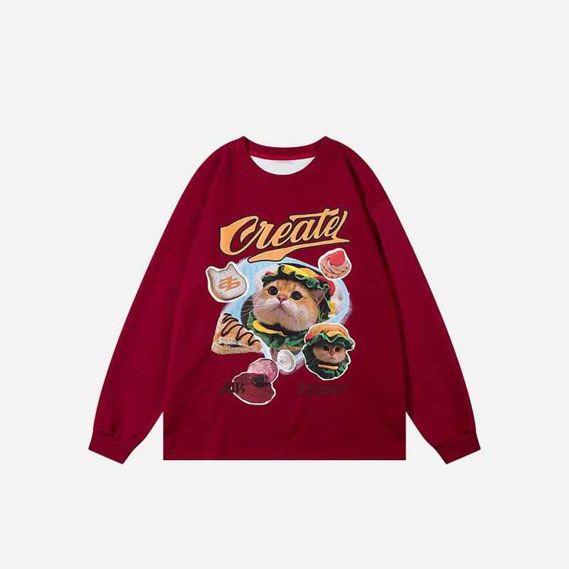 Sweat Cute Cat 9C0