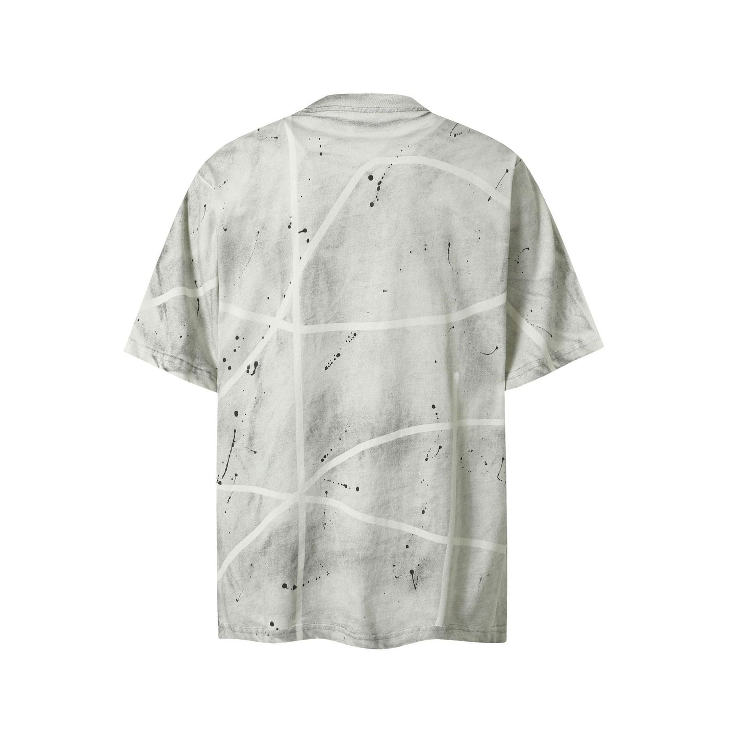 Marble Street Print | Distressed T-Shirt - Luxuryurbanwear
