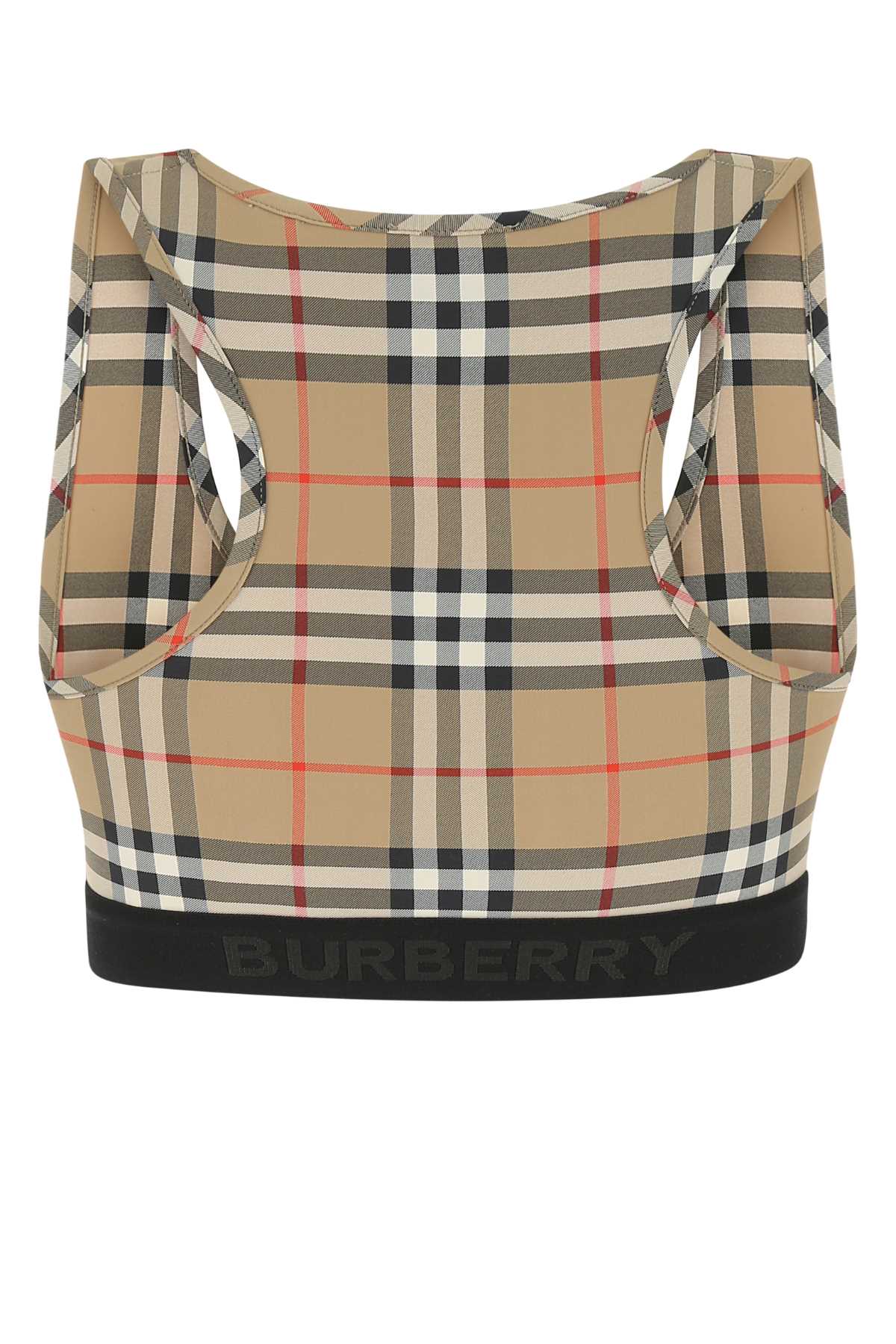 Burberry Women Printed Stretch Nylon Top