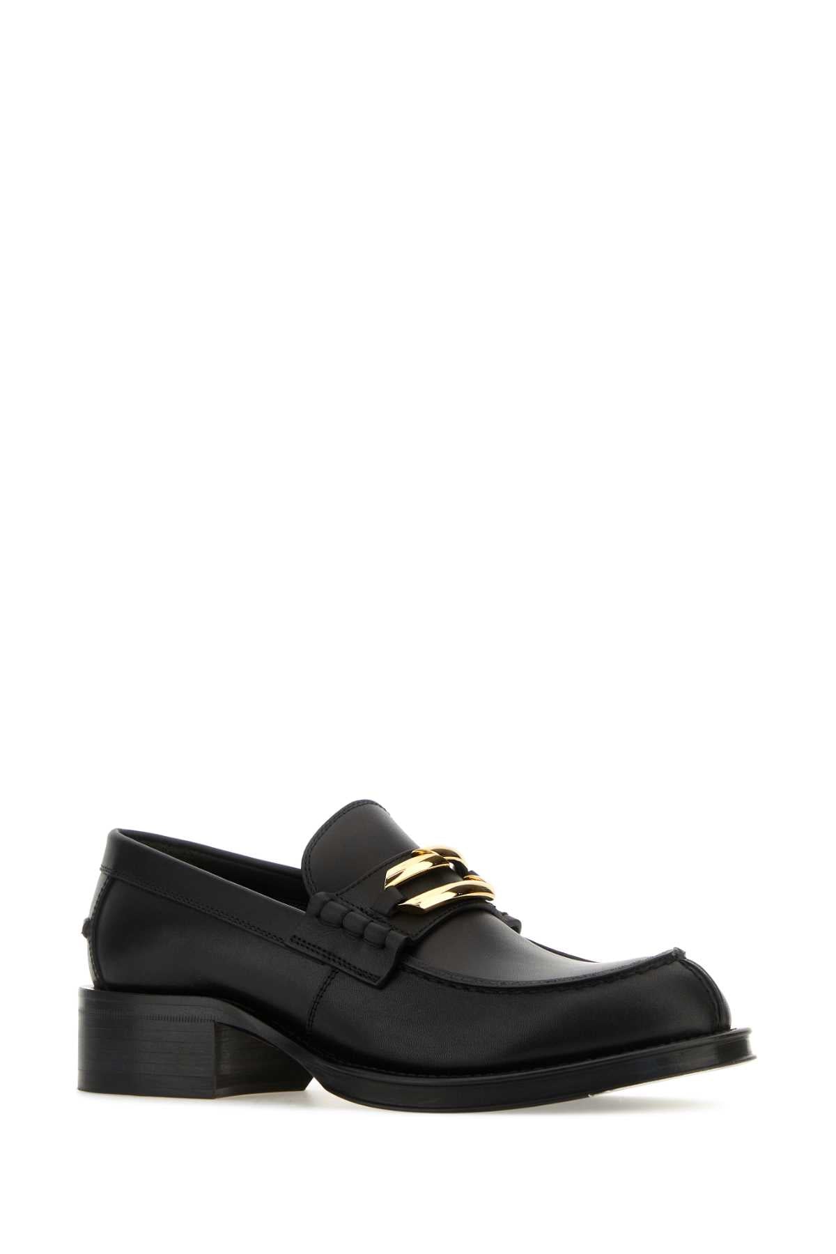 Lanvin Women Black Leather Medley Loafers