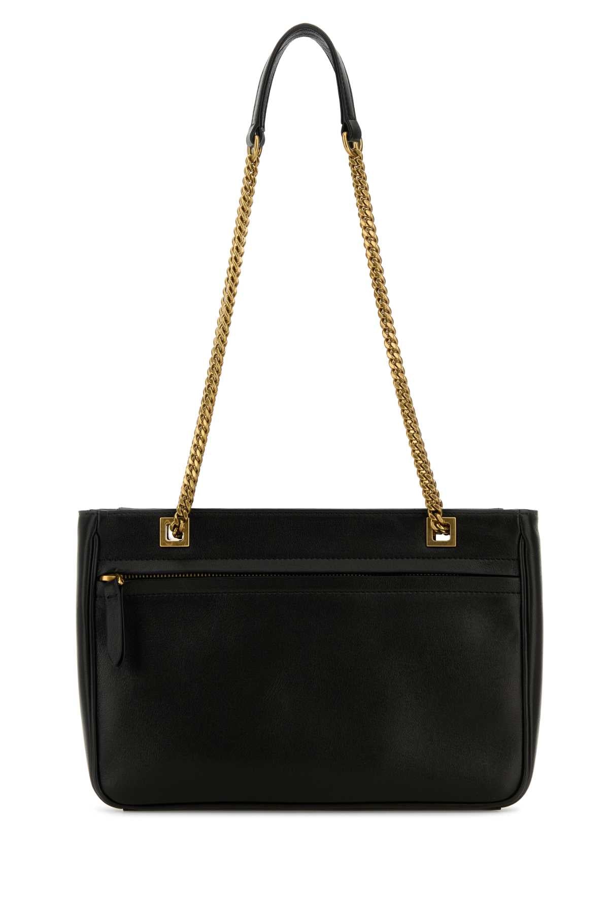 Valentino Garavani Women Black Nappa Leather Small Viva Superstar Shoulder Bag
