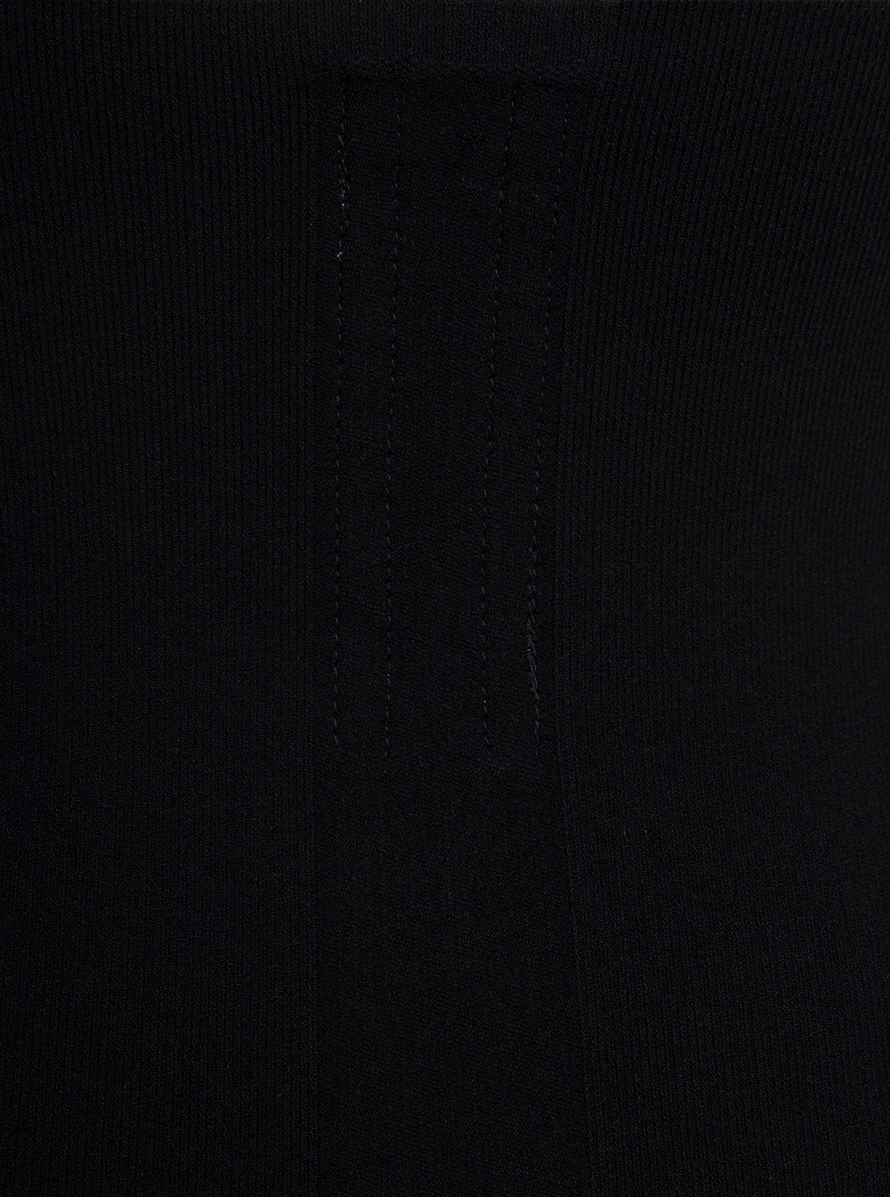 Rick Owens Women 'Theresa' Maxi Black Skirt With Wide Split At The Front In Viscose Blend Woman