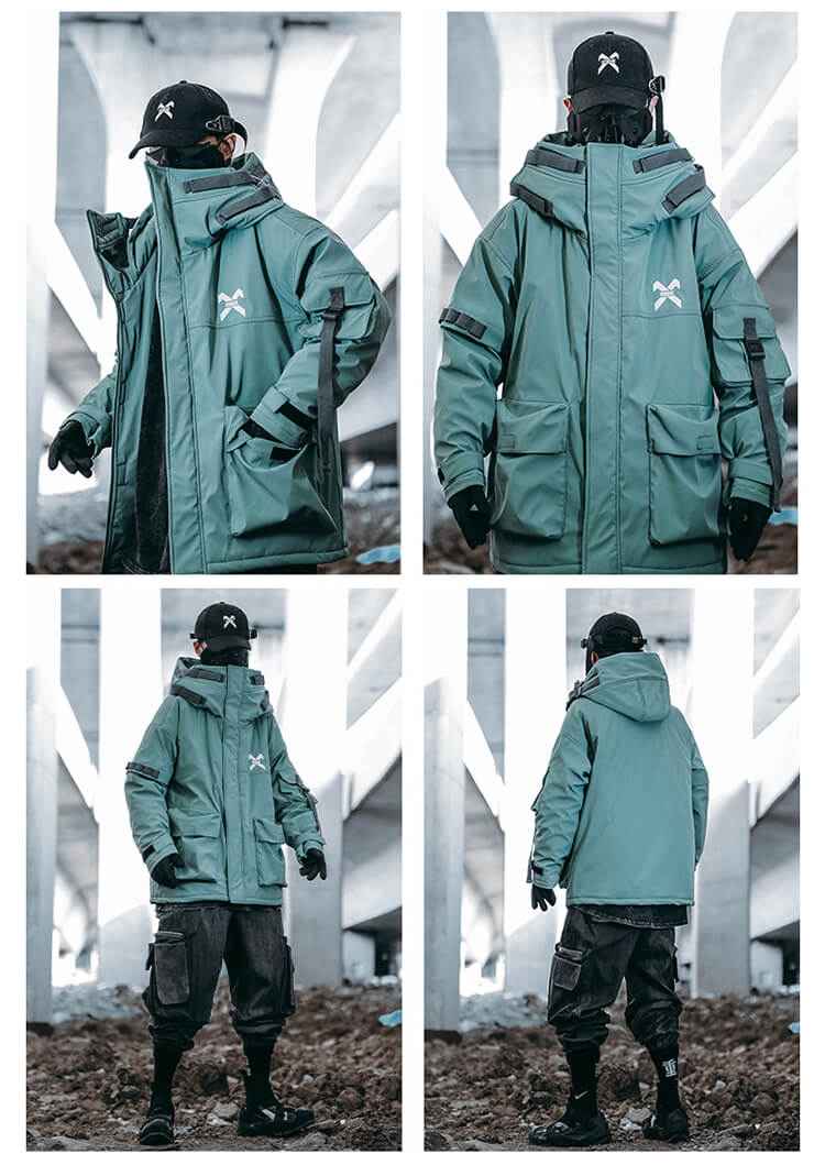 2023 Techwear Hooded Jackets Kurokobe