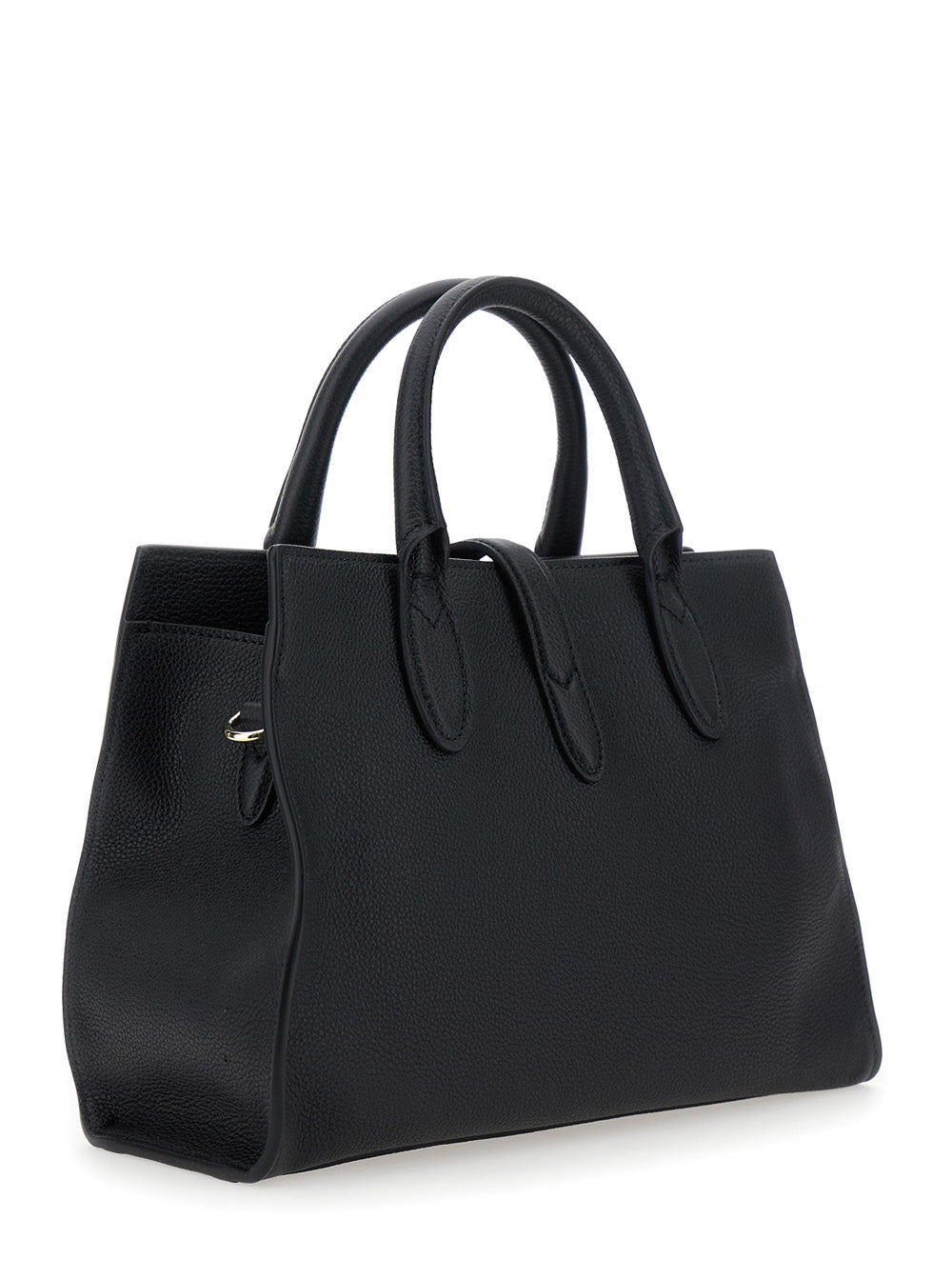 Gucci Women 'Jackie' Black Handbag With Horsebit On The Front And Removable Shoulder Strap In Leather Woman
