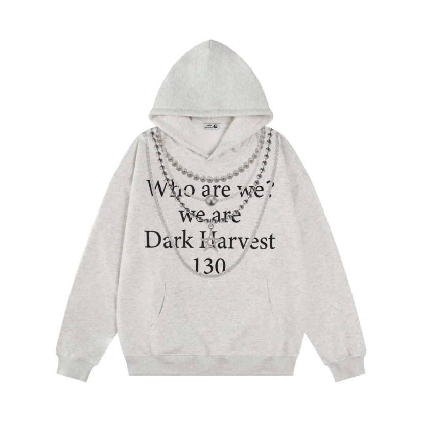 Chains Print | Graphic Hoodie - Luxuryurbanwear