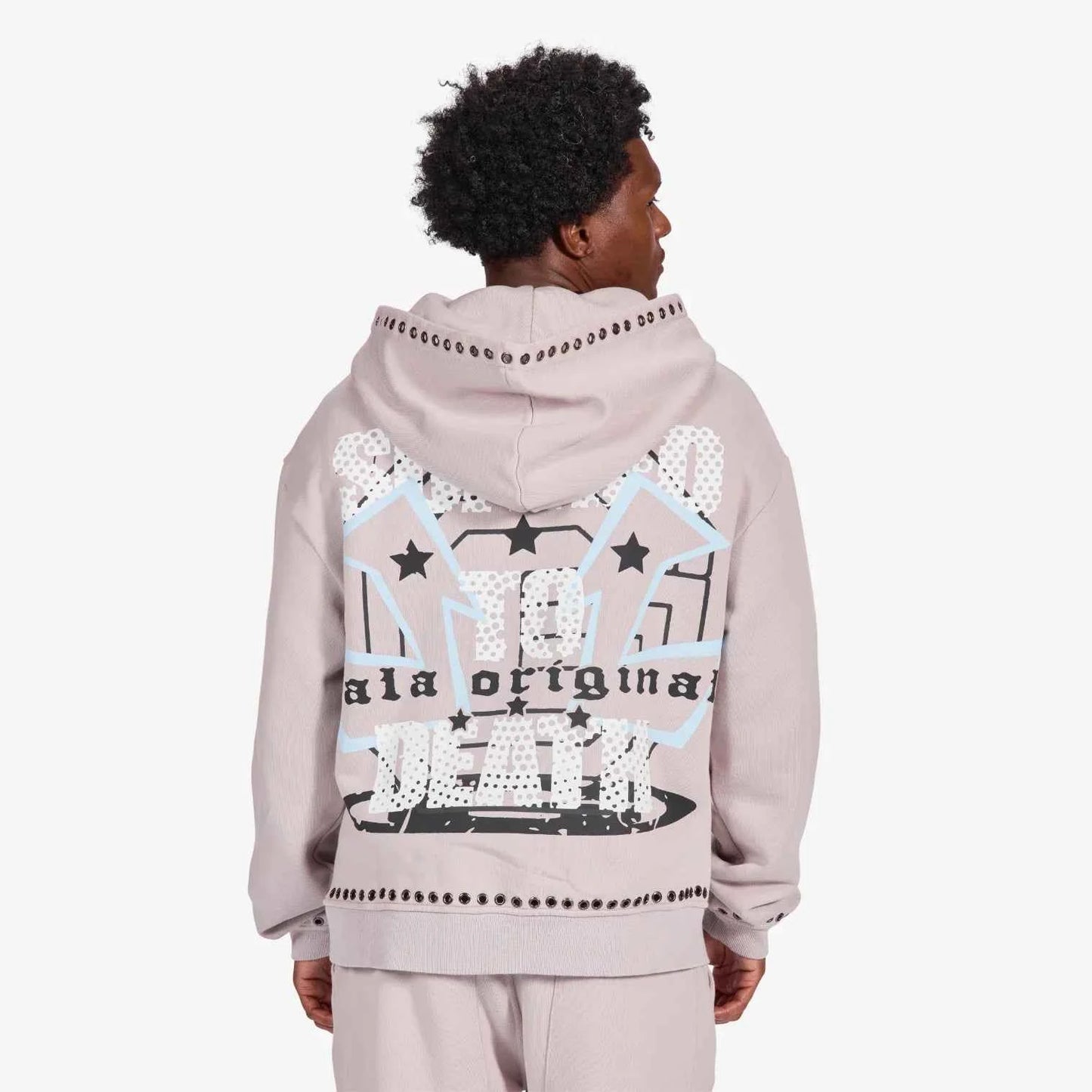 Gala Original Harpy Grommet Hoodie - Washed Cement