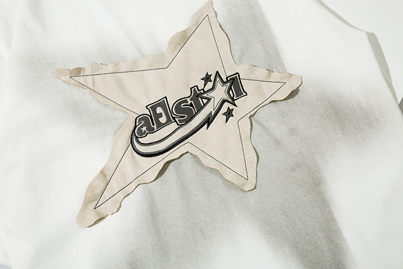 Star Patch | Hip Hop T-Shirt - Luxuryurbanwear