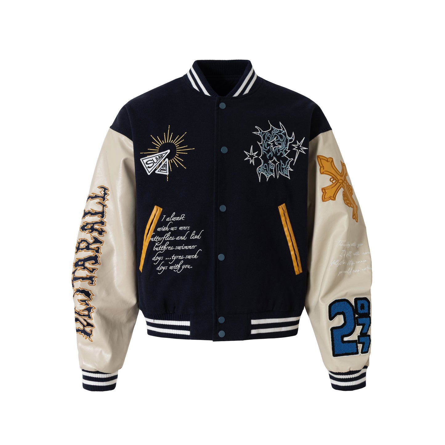 Patch Varsity Street | Bomber Jacket - Luxuryurbanwear