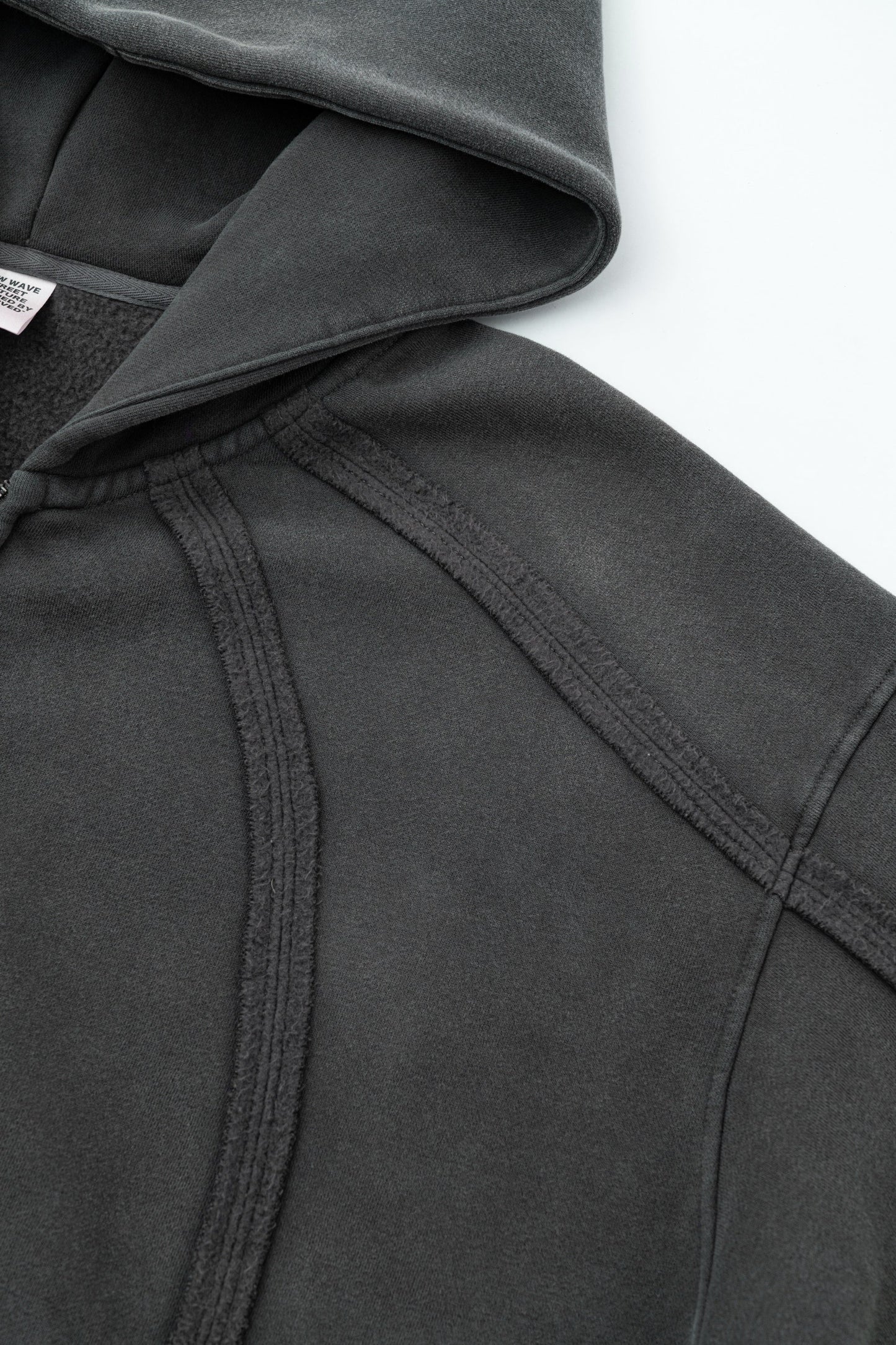 Structured Panel | Baggy Zip-Up Hoodie - Luxuryurbanwear