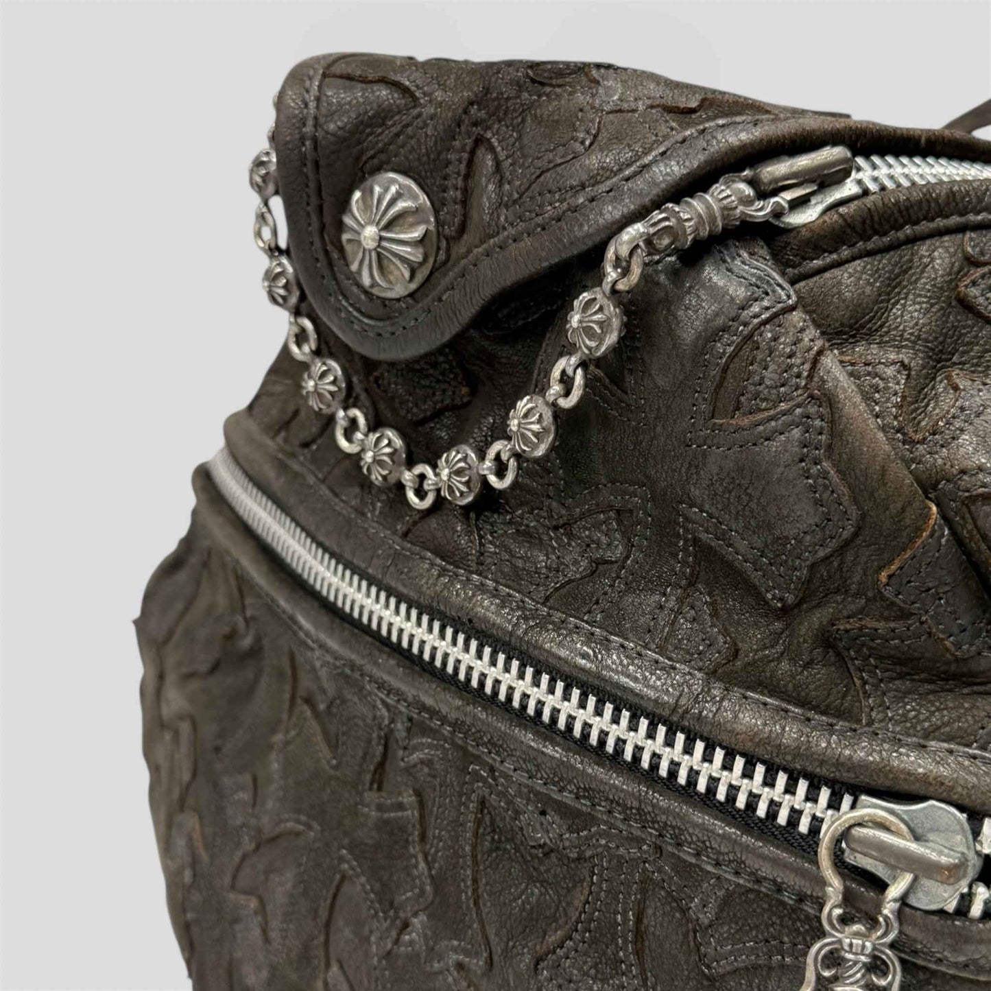 Chrome Hearts XXL Cross Patch Duffle Bag
