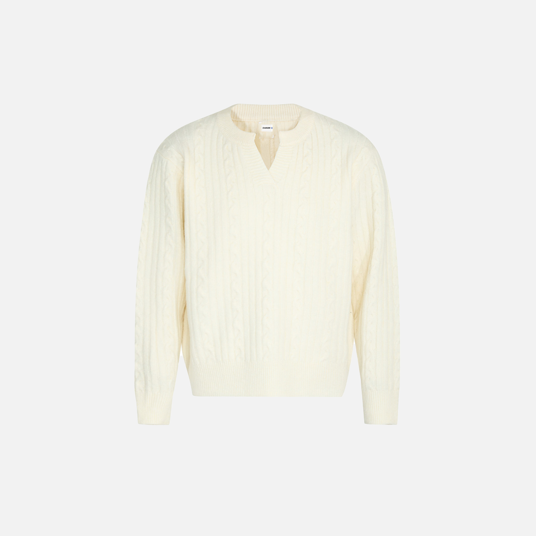 Autumn Men Cozy Knit V-Neck Sweater - Luxuryurbanwear