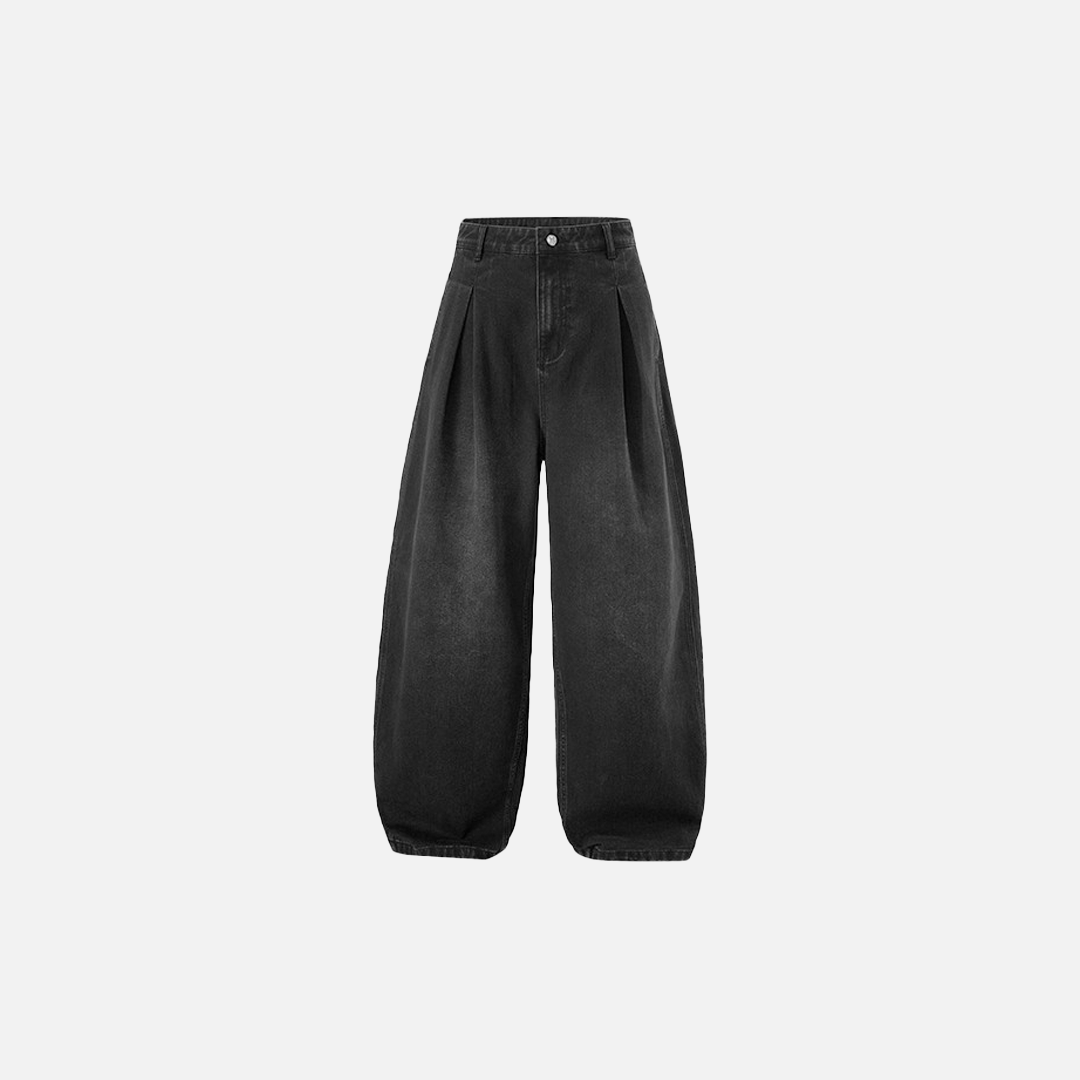 Streetwear Loose Fit American Style Wide Leg Jeans - Luxuryurbanwear