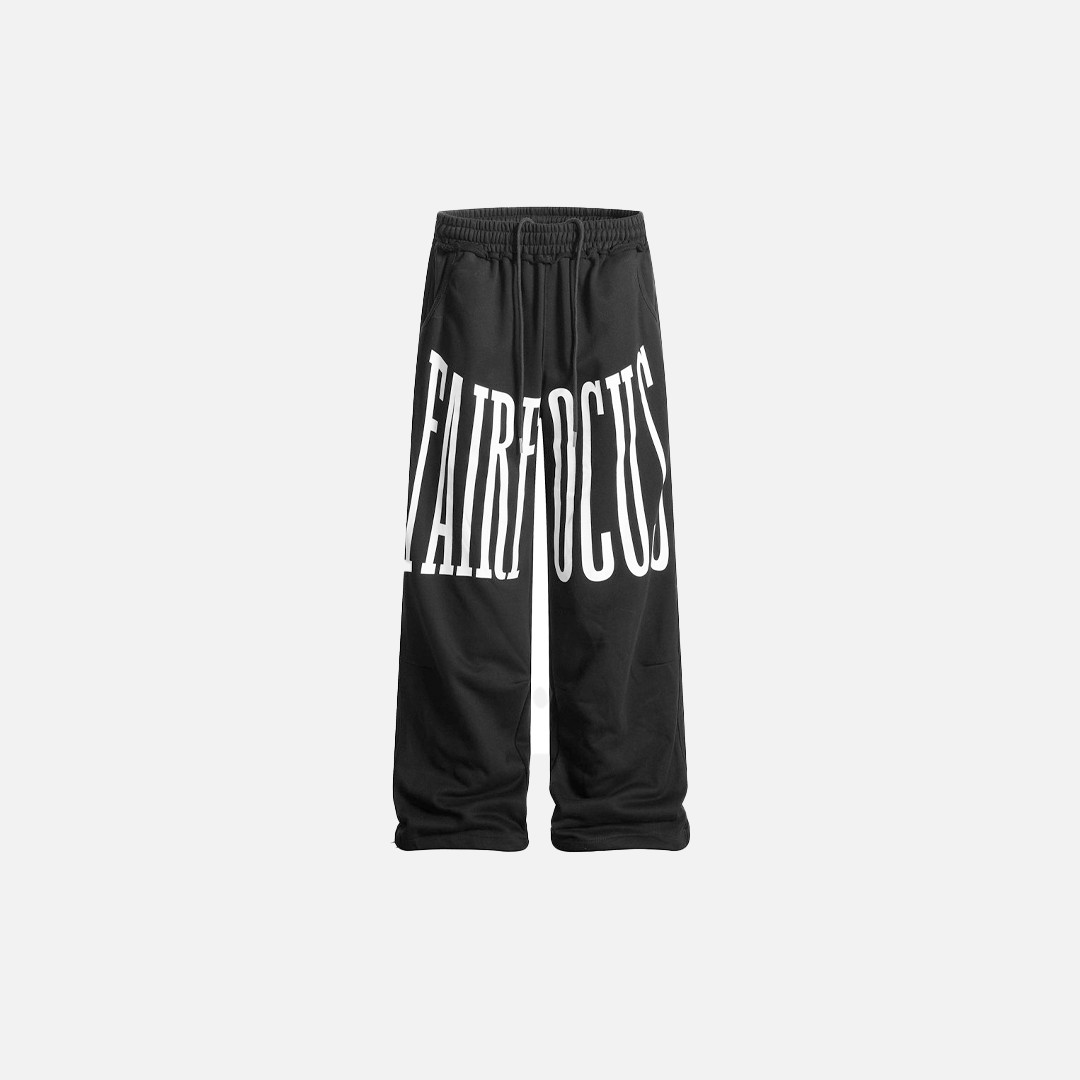Y2K Men Bold Letter Print Casual Sweatpants - Luxuryurbanwear