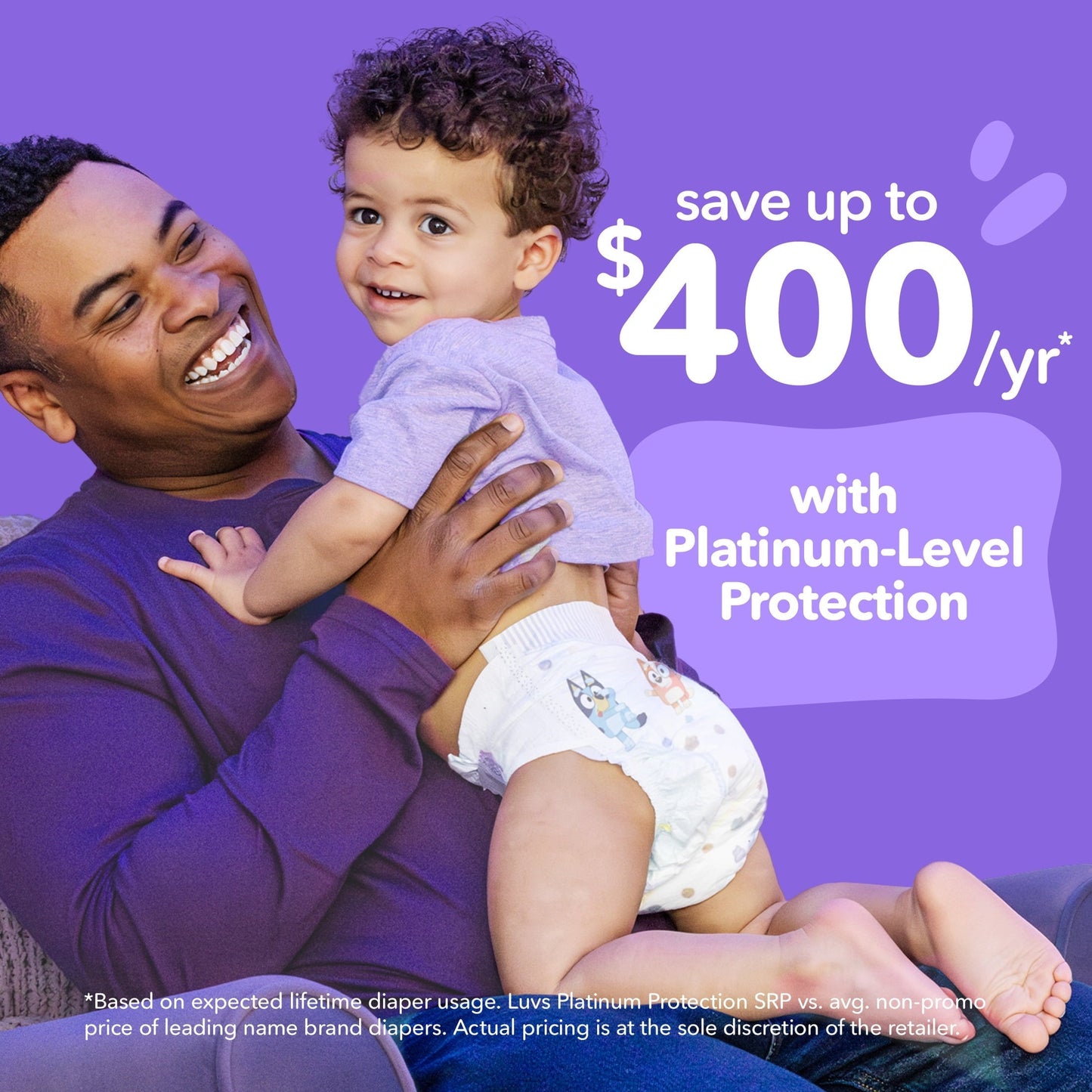 Luvs Platinum Protection Baby Diapers, Size 2 (12-18 lbs), 38 Count