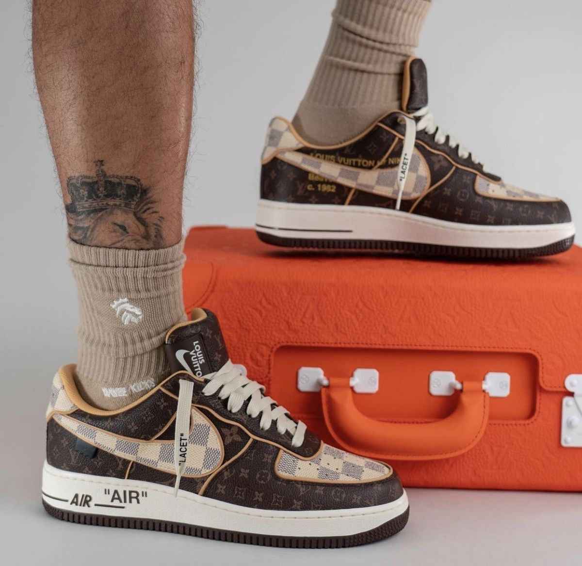 Custom Monogram Air Force 1 Low 07 SneakerNational