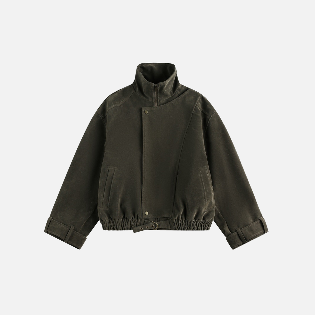 Effortless Chic Punk Vibe Loose Fit Jacket - Luxuryurbanwear