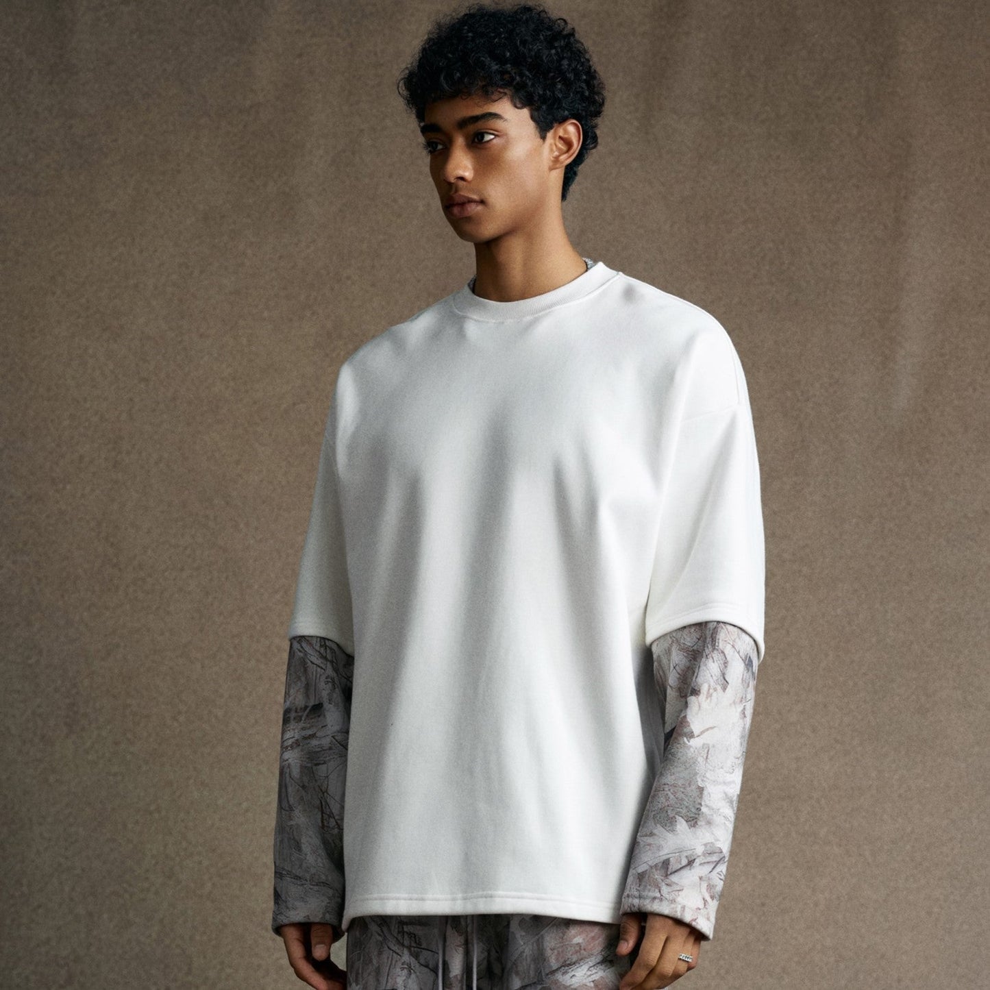 Woodland Camo| Long Sleeve T-Shirt - Luxuryurbanwear