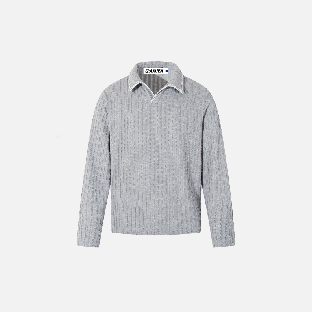 Men Lightweight Stylish Knit Long Sleeve Casual Sweater - Luxuryurbanwear