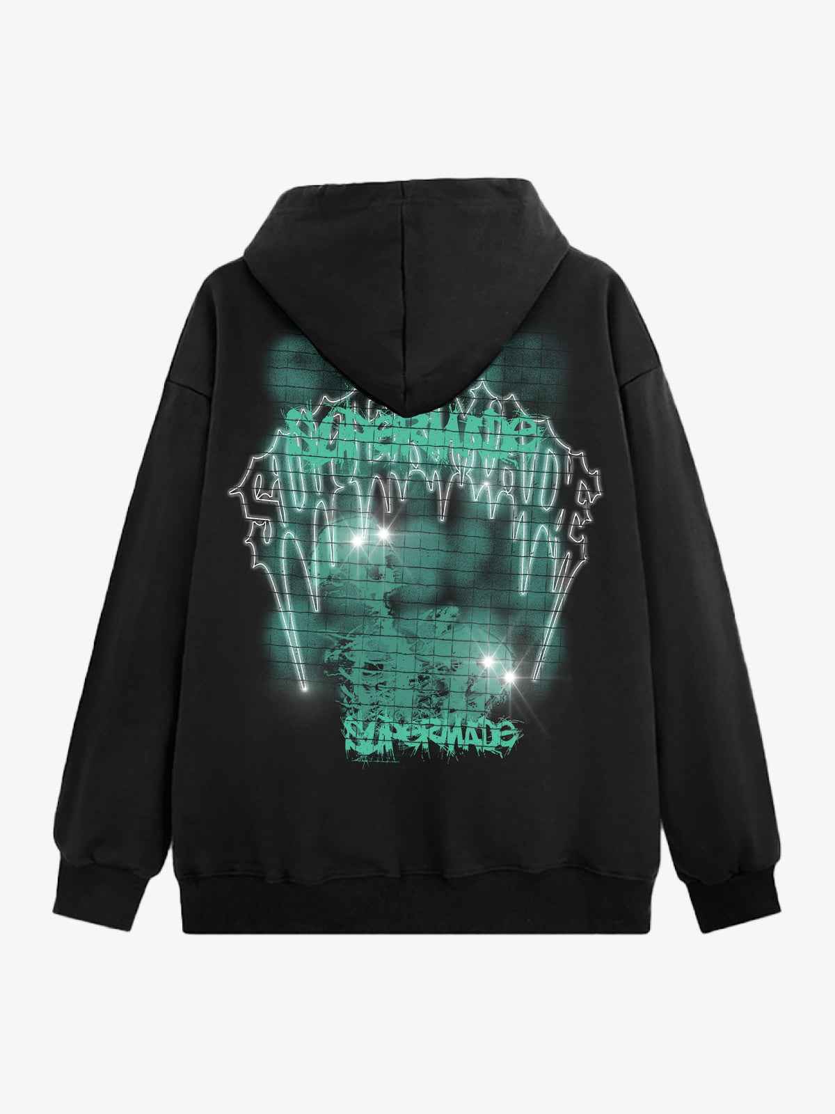 Gothic Skull Graphic Hoodie