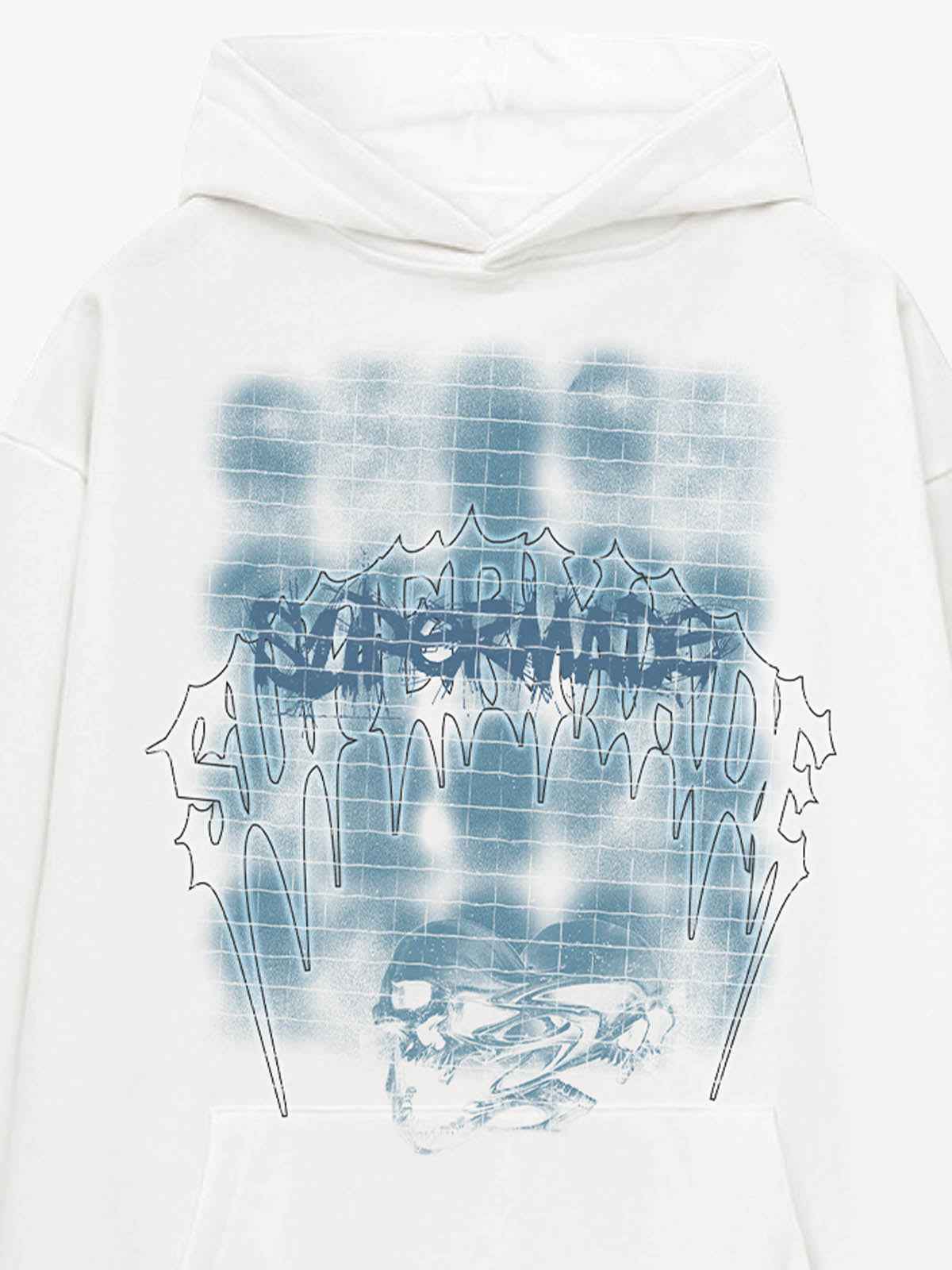 Gothic Skull Graphic Hoodie