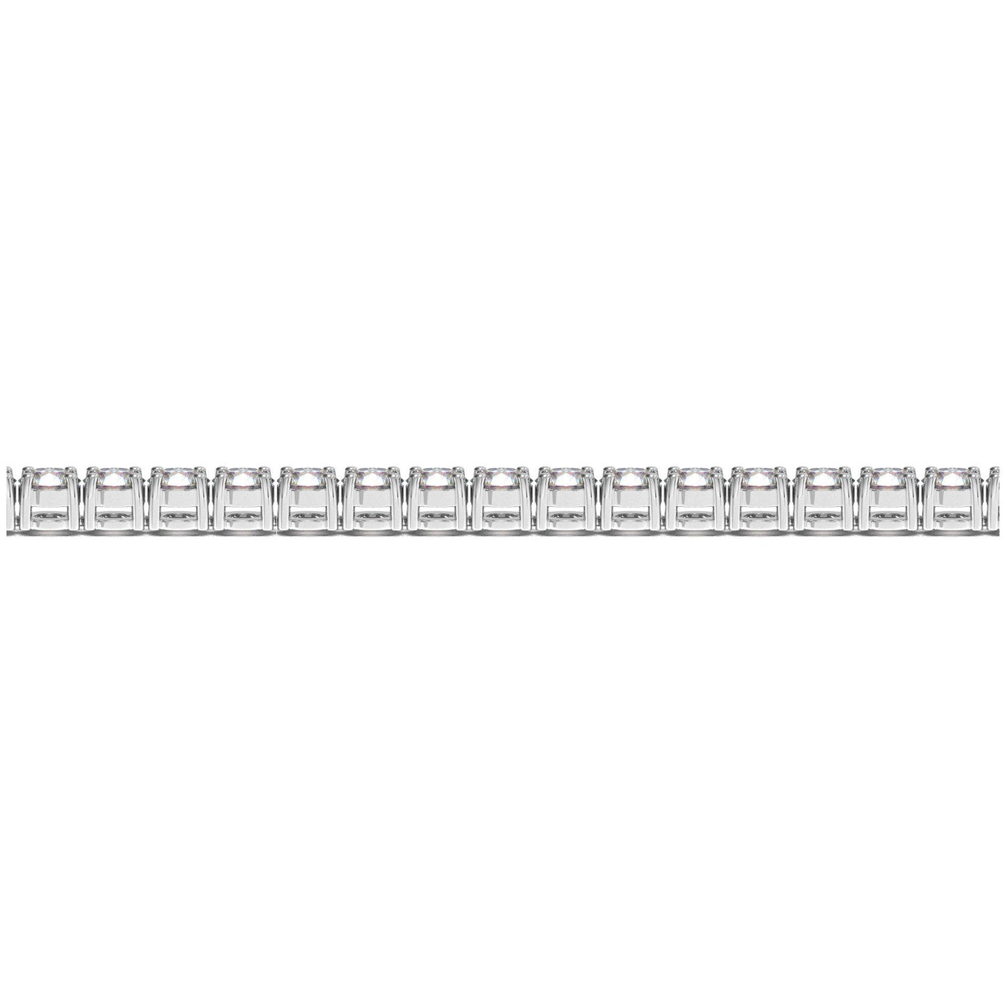 Lab Grown Round Diamond Tennis Bracelet in 14k White Gold (8 cctw F/G VS2/SI1)