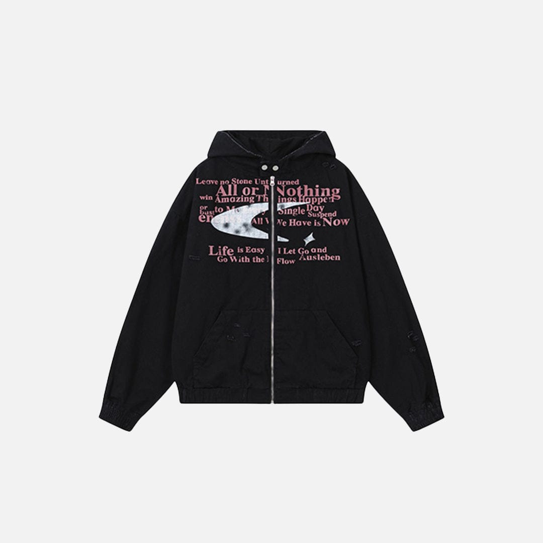Zip Up Hoodie All Nothing