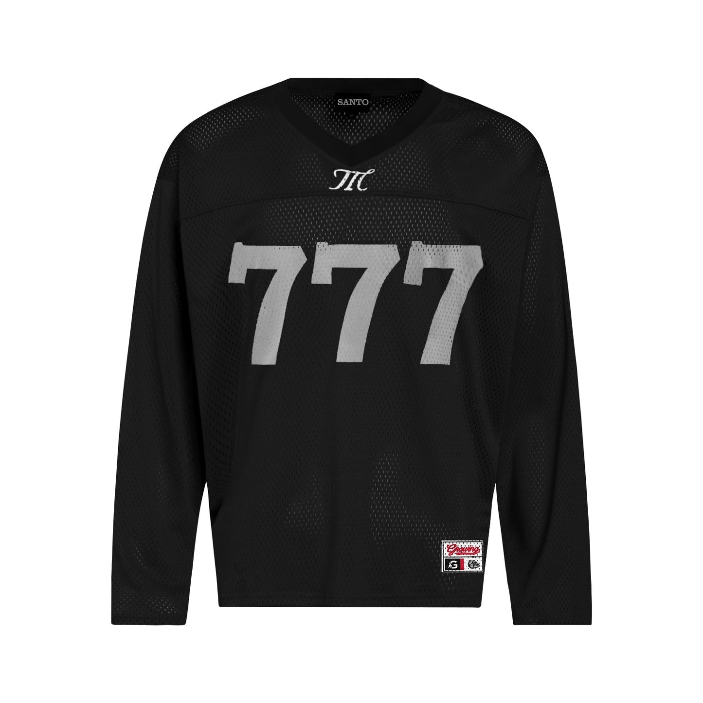 No.777 | Long Sleeve Mesh Jersey - Luxuryurbanwear