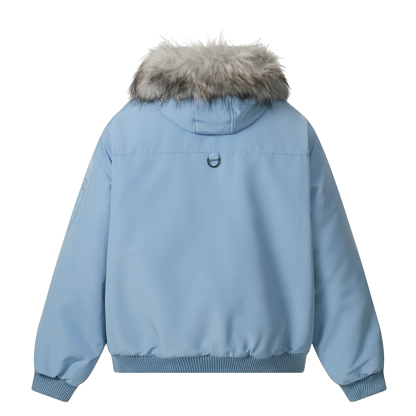 Fur-Trimmed Badge | Hooded Winter Puffer - Luxuryurbanwear