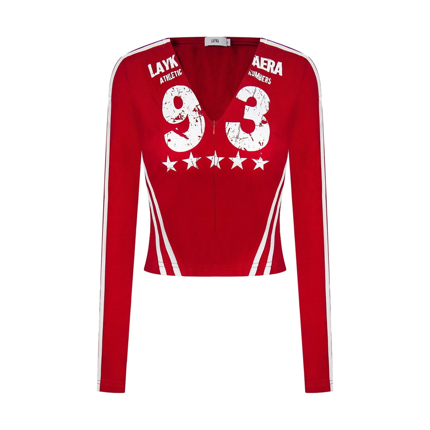 Star Runner | Athletic Number Long Sleeve Tee - Luxuryurbanwear