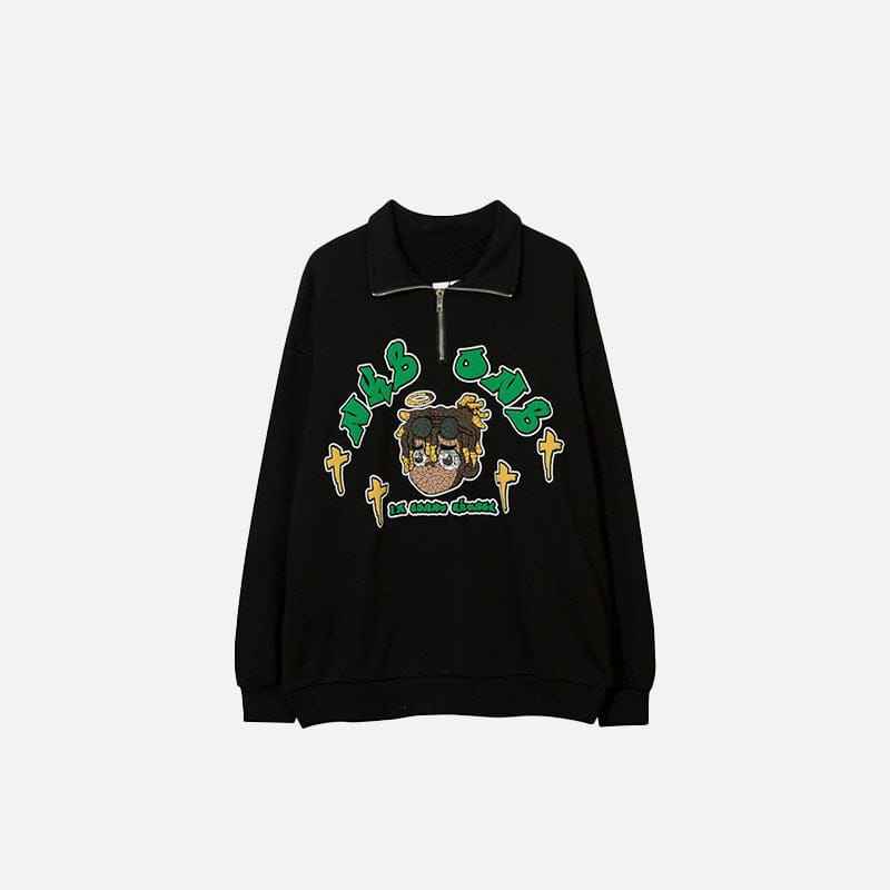 Sweat Polo Shirt Cartoon