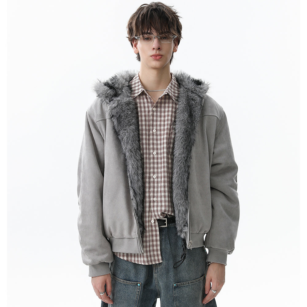 Reversible Fur | Winter Hooded Jacket - Luxuryurbanwear